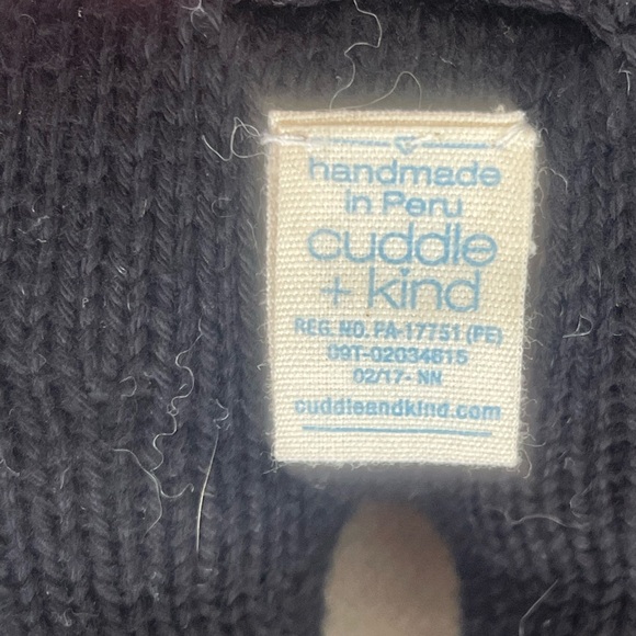 Cuddle + Kind | Aspen the Penguin Knitted Doll 20” - Picture 6 of 7